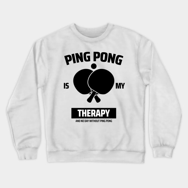 ping pong Crewneck Sweatshirt by Mandala Project
